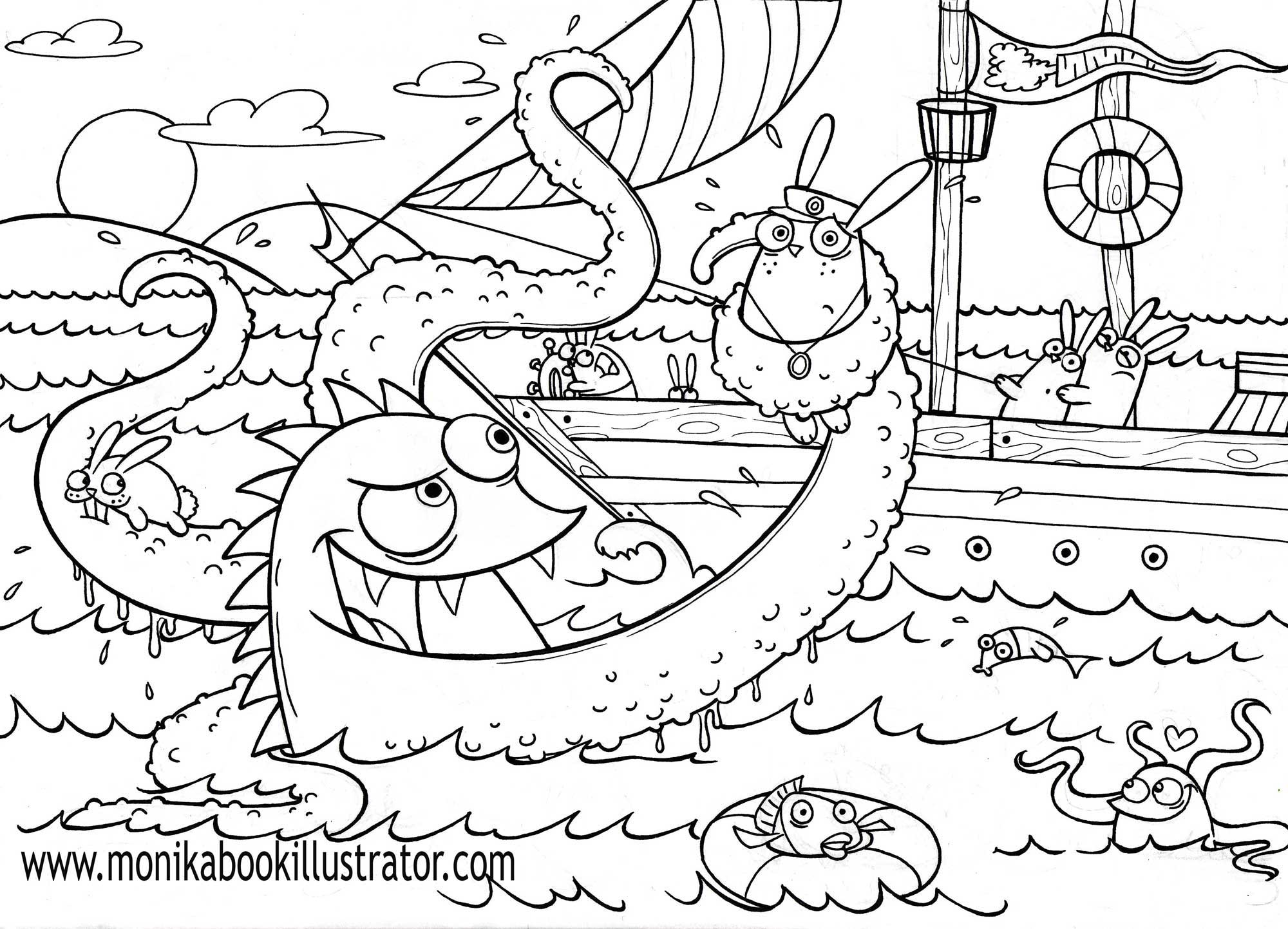 sae monster coloring pages - photo #1