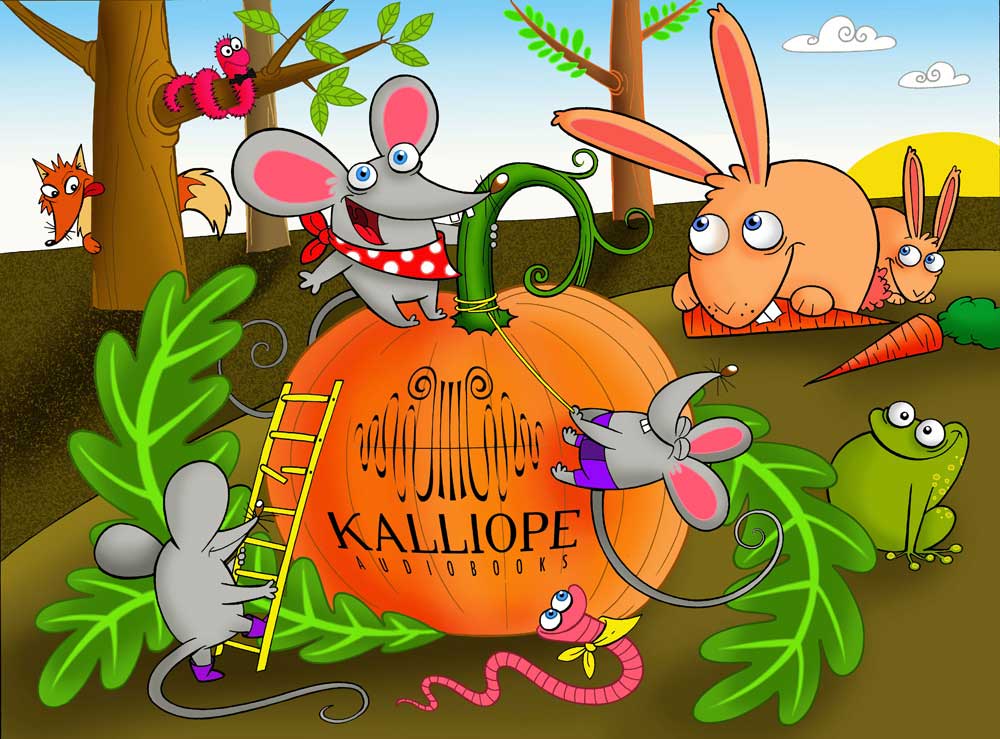 Coloring Kalliope – Easter pumpkin